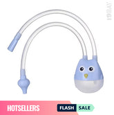 Owl-Shaped Baby Nasal Aspirator – Gentle & Hygienic Nose Cleaner for Newborns! (BPA-Free Silicone)